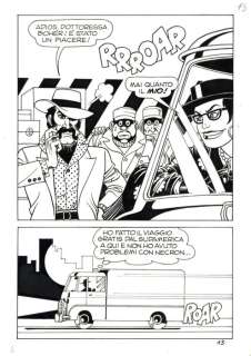 Magnus - 1 Original page - Necron Supplemento al #3 - "Metropolis" - 1985 | Catawiki