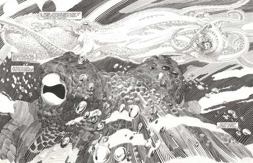 Michel Durand - Les Travailleurs de la mer, Planches origina