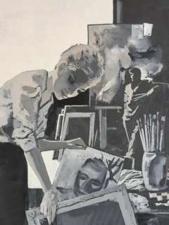 Thole, Karel - 1 Original drawing - Vanessa: il Pittore e la Modella | Catawiki