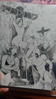 Ester Cardella - 1 Original page - Cardella - Illustrazione Originale bdsm - 2023 | Catawiki