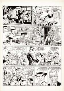 Mitton, Jean-Yves - 1 Original page - De Silence et de Sang T6 - Omerta - 1992 | Catawiki