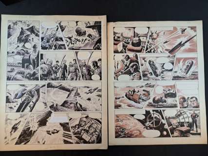 Zeccara, Nevio - 2 Original page - Willy West: Il Mondo dei Meta - 1964 | Catawiki