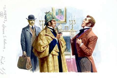 Baraldi, Severino - 1 Original drawing - Sherlock Holmes | Catawiki