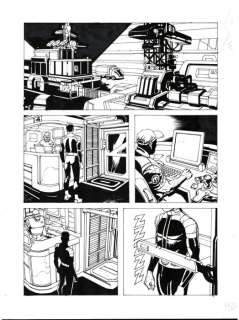 Bonazzi, Germano - 3 Original page - Nathan Never Gigante #10 - "I ribelli di marte" - 2000 | Catawiki