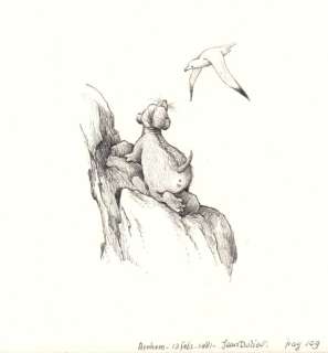 Dulieu, Jean - 1 Original drawing - Paulus de Boskabouter - Paulus en het Beest van Ploemanac - 1981 | Catawiki