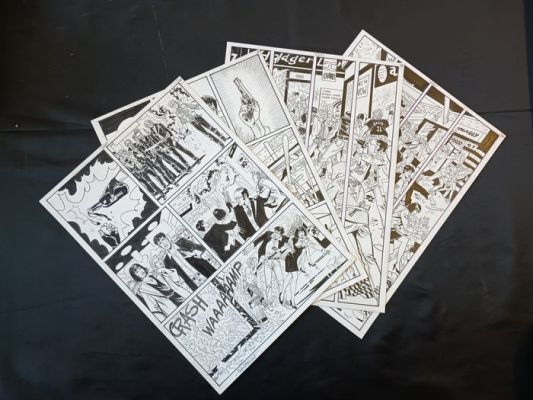Montanari, Giuseppe - 4 Original page - Dylan Dog | Catawiki