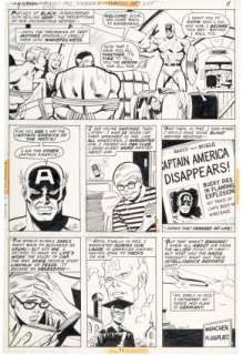 Buscema, Sal - CAPTAIN AMERICA #155 Interior Page | Metropolis Comics