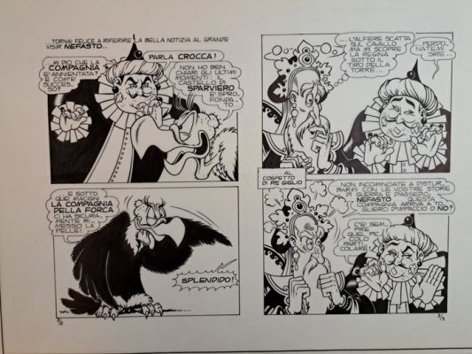 Magnus & Romanini - 1 Original page - La Compagnia della Forca: Il Rapimento di Annalisa | Catawiki