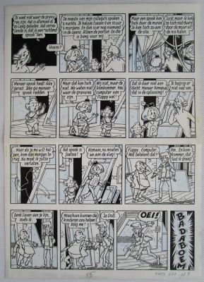 Merho - 1 Original page - Pats - Het spook van de opera - 1976 | Catawiki