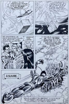 Mitton, Jean-Yves - 1 Original page - Mikros - Super-Termitor | Catawiki