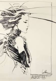 Lauffray (Mathieu) | Prophet, illustration grand format au feutre… | Millon