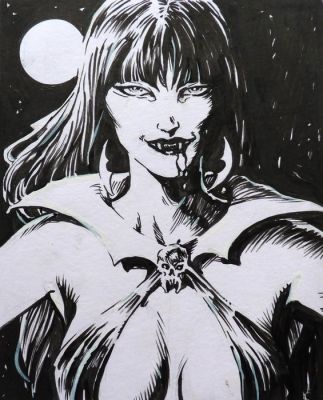 Pontet, Cyril - 1 Original drawing - Warren Publishing - Vampirella - 2025 | Catawiki