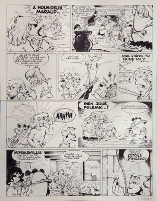 Luguy, Philippe - 1 Original page - Percevan T01 - Les 3 étoiles d’Ingaar - 1982 | Catawiki