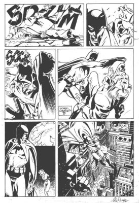 Caracuzzo, Giancarlo - 1 Original page - Batman, The Joker - 1998 | Catawiki