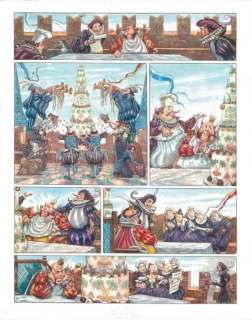 Smudja. Planche originale Cheval de bois | BDEnchères