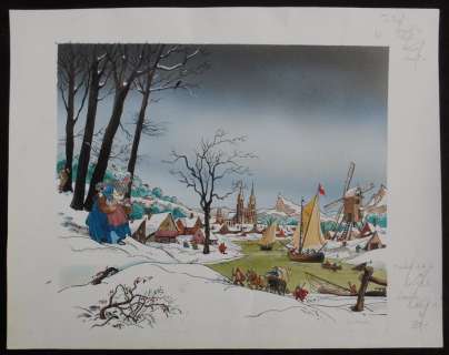 Charles, Jean-François | Original illustration in colour | Catawiki