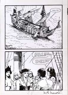 MILO MANARA, Jolanda De Almaviva, n. 50, page 28 | Art-Rite