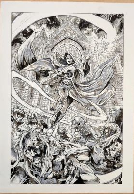 Continue Shopping | MARIAN HERETIC #1 VINCENZO RICCARDI COVER ART | Scott’s Collectables