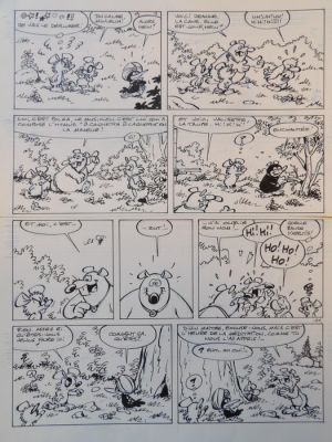 Walli - 1 Original page - Chlorophylle T14 - p.11 - Le Combat des mages - FR + NL tekst - 1988 | Catawiki