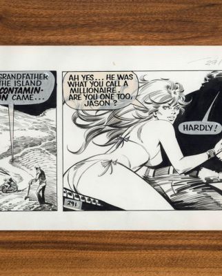 Romero, Enric Badia - AXA Daily Strip n°291 (1979) - Published Original – Hand Signed | Catawiki
