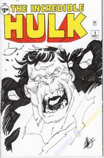 Hulk Sketch Cover by Matteo Scalera | Essential Sequential