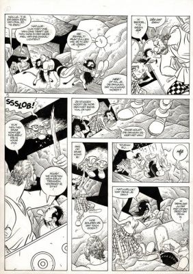 Matena, Dick - 1 Original page - Grote Pyr - De IJzeren Dame - 1989