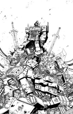 Continue Shopping | TRANSFORMERS #33 ORIGINAL COVER ART BY JIMBO SALGADO | Scott’s Collectables