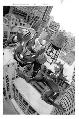 Continue Shopping | ULTIMATE REBORN IMPACT #3 FRANCESCO MOBILI ORIGINAL COVER ART | Scott’s Collectables
