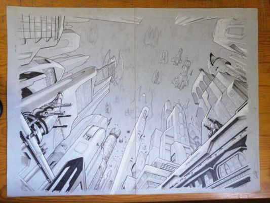 Atilio Rojo Original page - IX Generation - IXth Generation #5-SIGNED,Double page - 2015 | Catawiki
