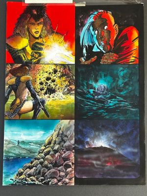 Ezquerra, Carlos - 1 Original page - Durham Red - Time for Revenge - 1992