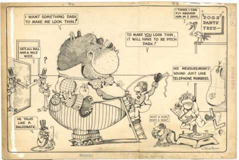 Ryan, Dick - FUNNY PICTURE STORIES V2 #3 Double Page Spread | ComicConnect