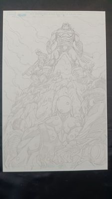 John Timms - 1 Original page - Inhumans: Attilan Rising