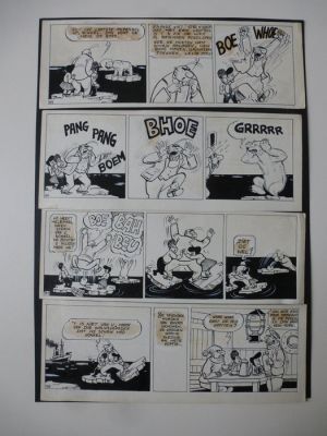 Marc Sleen - 1 Original page - Nero - De negen peperbollen - 1957 | Catawiki