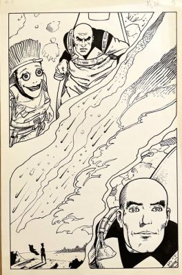 John Bolton - Splash! - 1 Original page - X-Men - 1989 | Catawiki