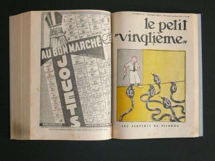 Collection Complète Du Journal Le Petit Vingtième Rarissime Ensemble de 1928 Ã€ 1940 Comprenant Les Premières Publications Des Aventu... |  | Artcurial