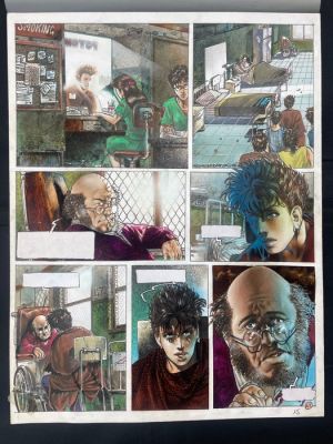 Frezzato, Massimiliano - 1 Original colour page - Margot queen of the night - 1993 | Catawiki