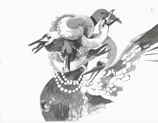 Molly Mendoza | Birds - Rooftop | Athenaeum Comic Art