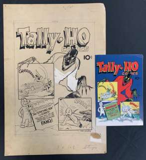 Tally-Ho Comics #1 Original Cover Art. | Weiss Auctions