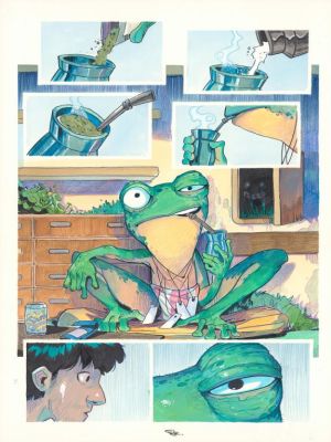 Davide Tosello | Planche originale n°77 - Maison Croa Croa | Daniel Maghen