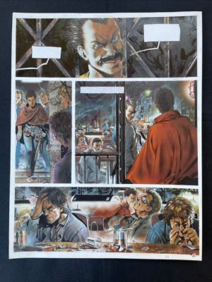 Frezzato, Massimiliano - 1 Original colour page - Margot queen of the night - 1992 | Catawiki