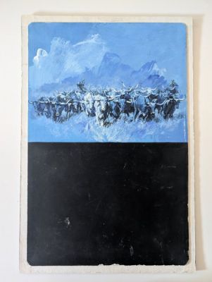 Pujolar, Shöller - 1 Original colour drawing - Apache - Western - 1968 | Catawiki