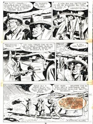Ticci, Giovanni - 1 Original page - Tex #271 - "Bandoleros!" - 1983 | Catawiki