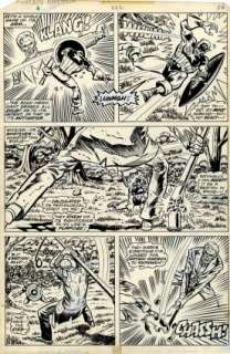 Buscema, Sal - CAPTAIN AMERICA #222 Interior Page