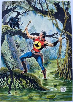 Della Monica, Raffaelle - 1 Original colour drawing - Zagor - Il Puma - 2026 | Catawiki