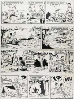 Studio Vandersteen | Original page  - De Sprietatoom (1960) | Catawiki