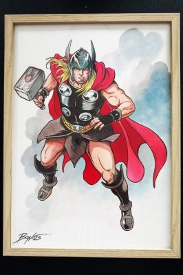 Bono, Fabio - Original colour drawing - Thor - 2023 | Catawiki