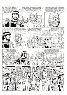 Mitton, Jean-Yves - 1 Original page - Ben Hur T2 - Quintus Arrius - 2009 | Catawiki