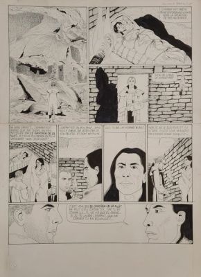 Renaud (Denauw, Renaud) - 1 Original page - Santiag T2 - Le gardien de la nuit - 1992 | Catawiki