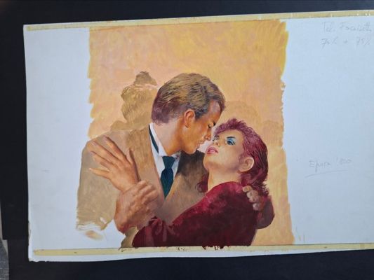 Jacono, Carlo - 1 Original colour drawing - Romantische illustratie | Catawiki