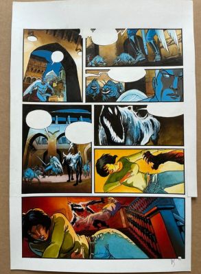 Reculé, Henri - 1 Original colour page - Les Immortels - La Volonté du mal - 2001 | Catawiki